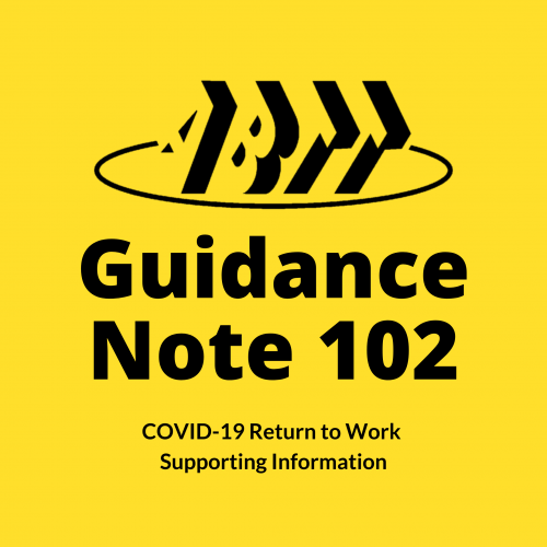 Guidance Note 102 &#8211; COVID-19 Returning to Work Support Information