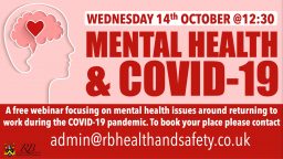 ABTT/RB Health & Safety Solutions: Mental Health & Covid-19 Webinar