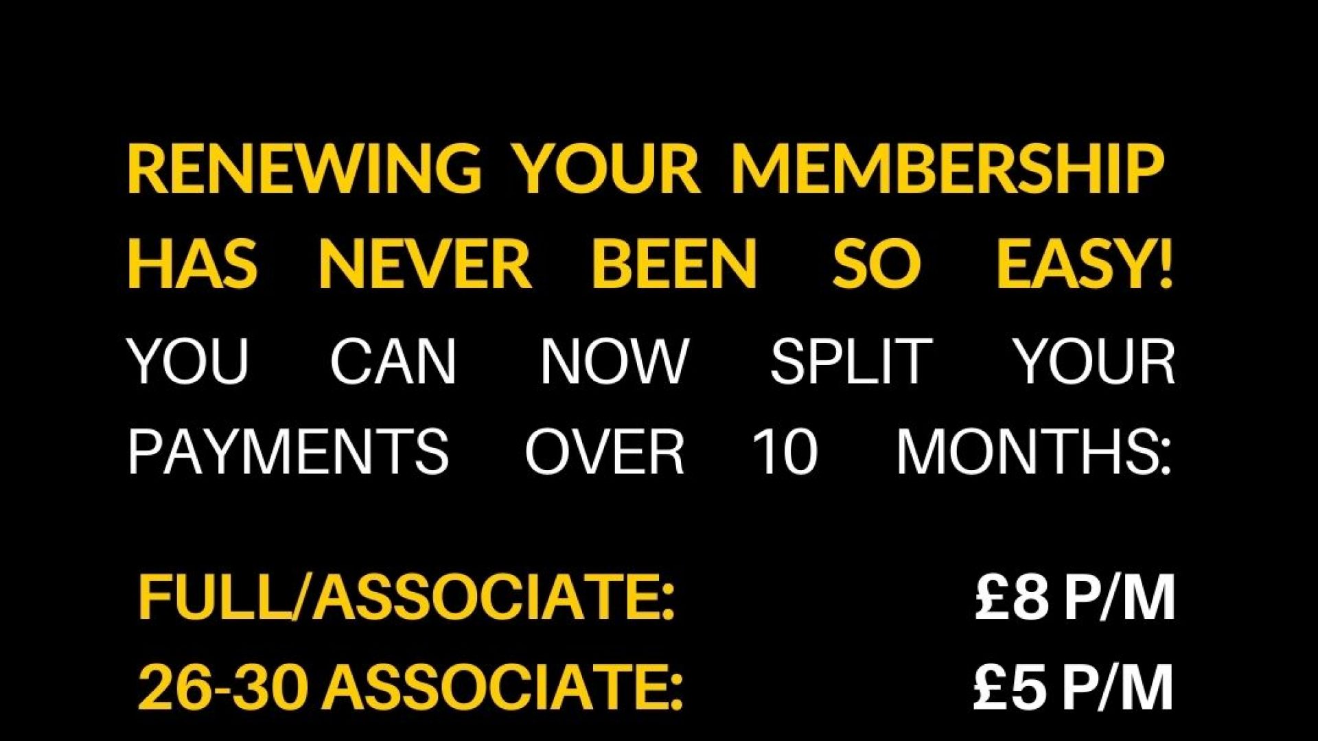 ABTT Membership Renewals Due