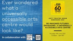 ABTT Seminar: Re-imagined Futures – envisaging a universally accessible Arts Centre