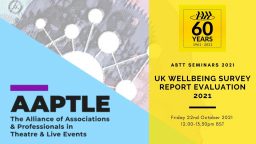 ABTT Seminar: UK Well-being Survey Report &#8211; Evaluation 2021