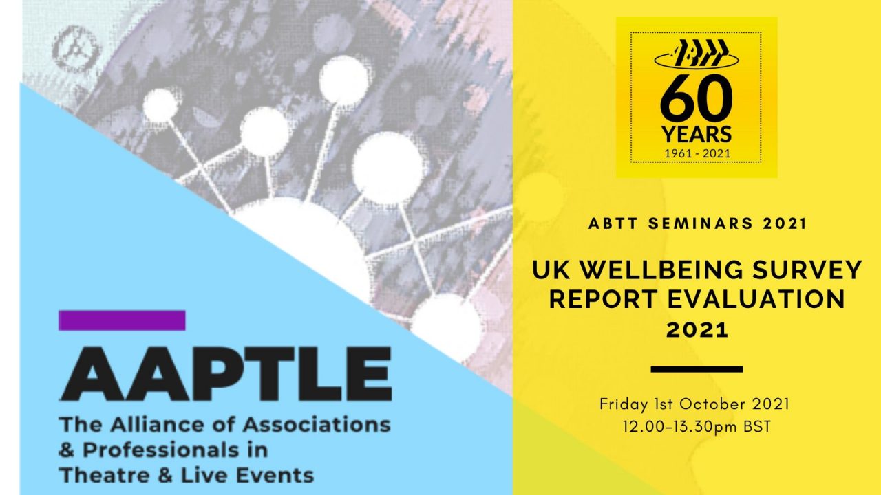 ABTT Seminar: UK Well-being Survey Report – Evaluation 2021