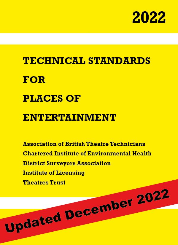Technical Standards For Places Of Entertainment Hard copy With Online