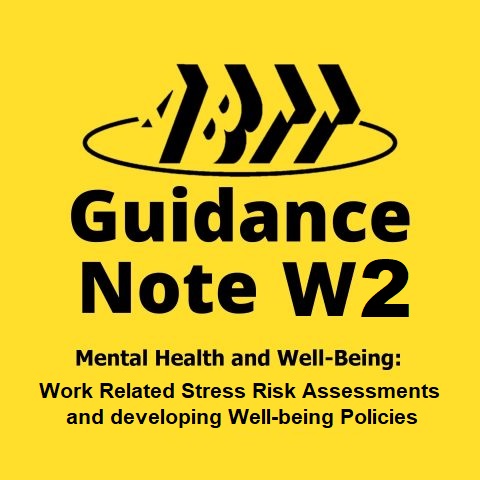 Guidance Note W2 &#8211; Mental Health and Well-Being: Work Related Stress Risk Assessments and developing well-being policies