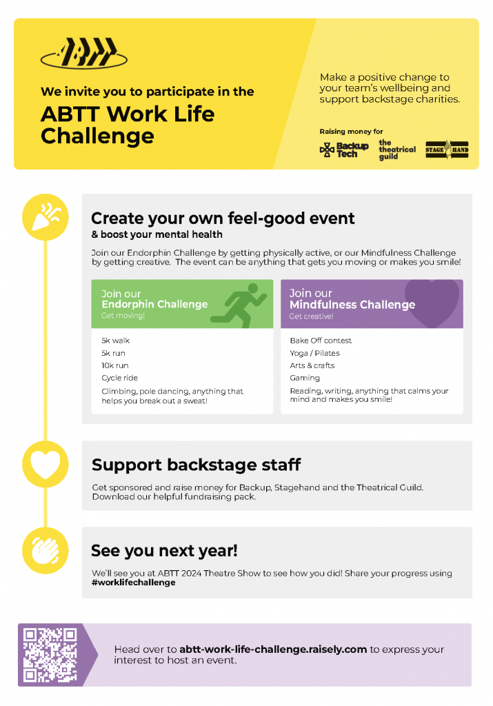 The ABTT Work Life Balance Challenge - Association of British Theatre ...