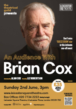Theatrical Guilds Fundraising Series &#8211; An Audience with Brian Cox