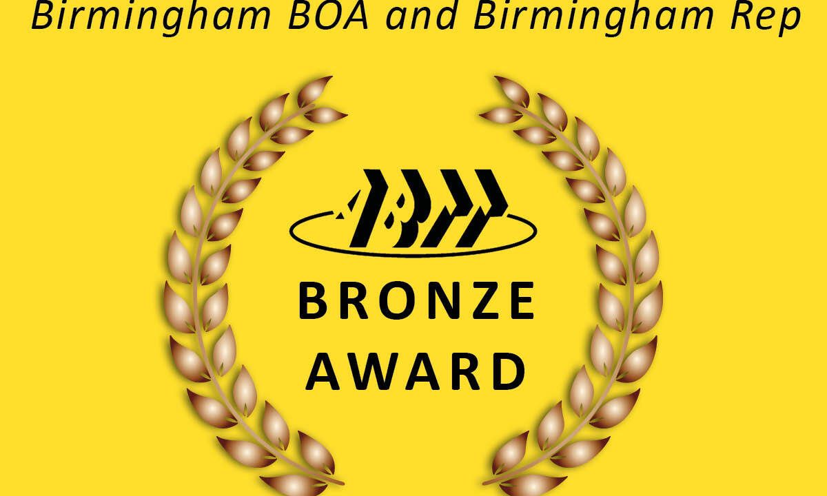ABTT Bronze Award for Theatre Technicians &#8211; Birmingham, BOA and Birmingham Rep