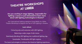 Robe, Theatre workshops at LAMDA