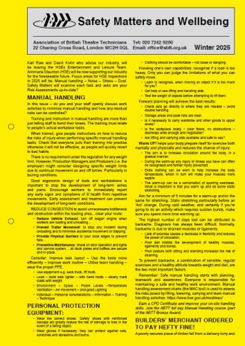 Safety Matters &amp; Wellbeing &#8211; Winter 2025