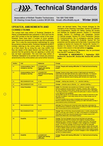 Standards Updates &#8211; Winter 2025
