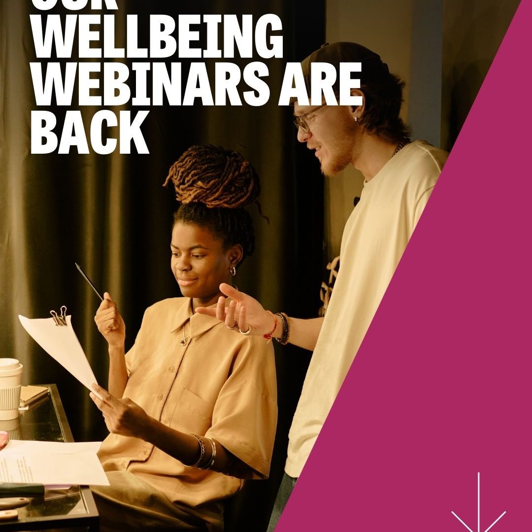Free Wellbeing Series for Stage Managers and Industry Professionals