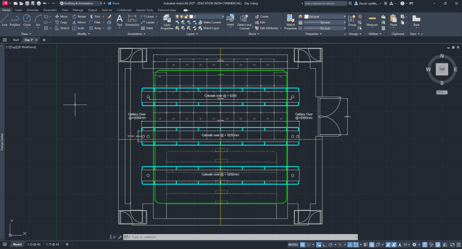 AutoCAD Online Training for Theatre Technicians (all modules, tutor lead)
